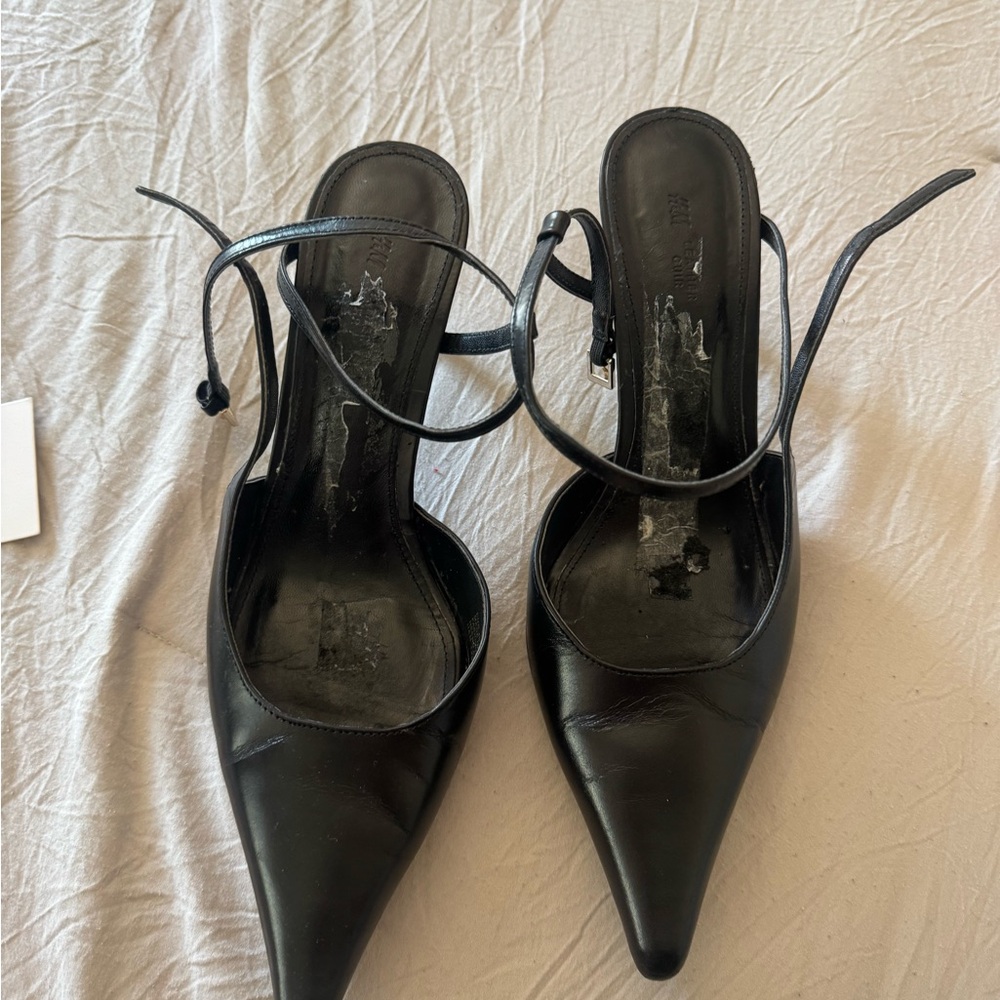 H&M Black Strappy Heels